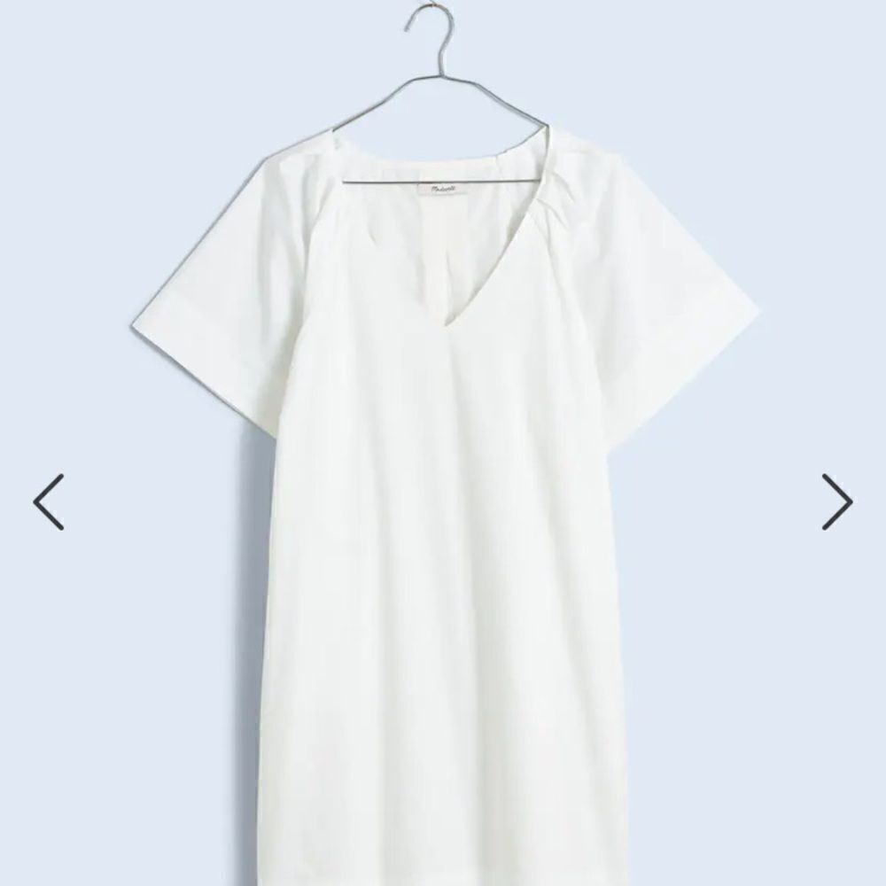 Madewell Plus V-Neck Mini Shirtdress - Picture 3 of 7